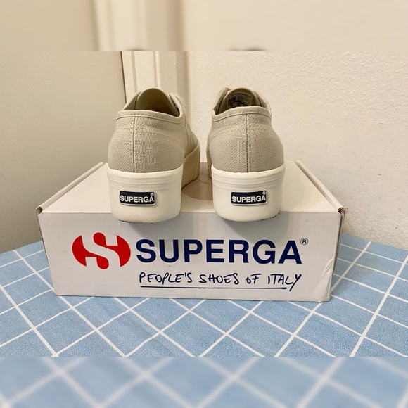 Superga platform sneakers size 7 - Picture 4 of 10